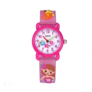 2019 nouveau style fille rose dessin animé enfants montre pour enfants