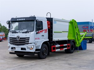 Camion compacteur de déchets Dongfeng 4X2 économique pour les stations de transfert et l'élimination des déchets solides urbains - Product Image 2