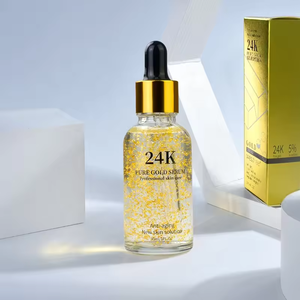 Venta al por mayor 24K Gold Anti-Aging <span class=keywords><strong>Serum</strong></span> Private Label Beauty Skin Care Product para eliminar las manchas oscuras Gold Wrinkle Treatment - Product Image 2
