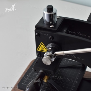 Hướng dẫn sử dụng Lá Nóng kỹ thuật số dập logo da deboss và máy dập nổi cho ví túi dây giày - Product Image 6