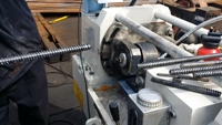 Machine à rouler les filetages de haute précision Z28-150B avec moteur à engrenages et boîte de vitesses, pour le filetage de tiges d'ancrage