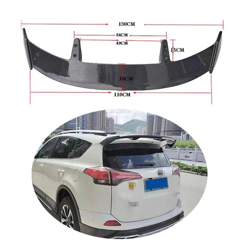 Ricambi Auto Hatchback e SUV Auto materiale ABS Spoiler posteriore universale Spoiler sul tetto