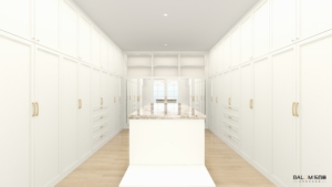 Armadio con Ante Scorrevoli Personalizzato, Design Semplice per Interni, Guardaroba con <span class=keywords><strong>Specchio</strong></span> per Camera da Letto - Product Image 3