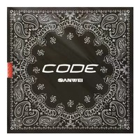 SANWEI CODE Caoutchouc de tennis de table certifié ITTF, picots longs vers l'extérieur, variation attaque-défense, OX 1.0mm