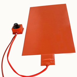 Manta térmica de silicona para tanques de agua industriales, 110V/220V, montaje superficial con termostato y perilla de control - Product Image 6