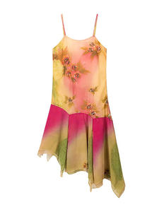 Elegante fuera del hombro Lentejuelas Irregular Vestido Mujer Moda Impreso Slim Fit Vestido largo Verano Sexy Sin mangas Vestido de fiesta hueco - Product Image 3