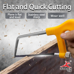 RDEER TOOLS Cadre de mini scie à métaux de qualité supérieure Scie de fermeture en acier robuste et durable pour le bricolage et l'utilisation industrielle - Product Image 3