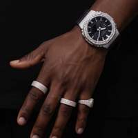 Nouvelle montre de luxe en moissanite, style hip-hop, octogonale, pour homme, streetwear, cadeau de fête, accessoire de mode personnalisé