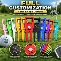 Alat Golf Kemasan Khusus dengan Kotak Hadiah, Kantong, Kartu Retail, Merchandise Promosi Turnamen/Acara, Alat Divot Golf