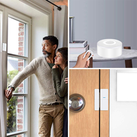 Système d'Alarme Domiciliaire Capteur de Porte Wifi Tuya Produits Maison Intelligente Support Personnalisation Capteur Télécommande Notification en Temps Réel