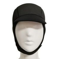 Bonnet de bain unisexe en néoprène pour hommes et femmes, casquette de plongée réglable, casquette de Sport aquatique, chapeau de surf avec visière