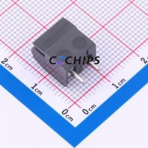 940-T-DS/02 Screw Terminal Block Through hole Component (THT),P=5.08mm Connector 1x2P 5.08mm Gray Through Hole - Product Image 2