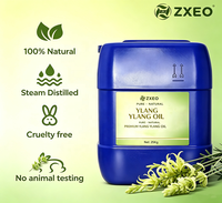 Huile essentielle d'Ylang Ylang, arôme floral relaxant et apaisant pour l'aromathérapie, diffuseur, massage, soulagement du stress, équilibre de l'humeur, sommeil