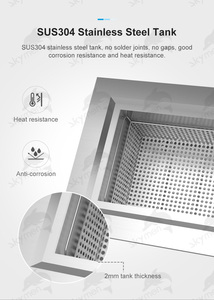 スカイメンODM 50L工業用エンジンブロック超音波洗浄機900W超音波洗浄機（ブレーキパッド、油圧バルブ用） - Product Image 3