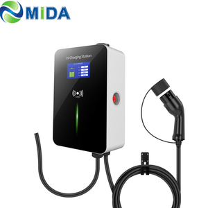 เครื่องชาร์จรถยนต์ไฟฟ้า MIDA EV Charger แบบติดผนัง <span class=keywords><strong>Mennekes</strong></span> 32a 3 เฟส พร้อมเต้ารับ Type 2 - Product Image 5