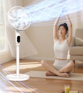 Table Floor Dual-Use Quiet Oscillating <b>Remote</b> <b>Control</b> <b>Fan</b> 7 Blades High-Power Air Circulation <b>Fan</b> Chux-az-1060 - Product Image 2