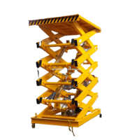 CE CHAVAC HW Plateforme élévatrice à ciseaux hydraulique fixe multi-tension grande table 1-50 tonnes à télécommande électrique pour usage agricole