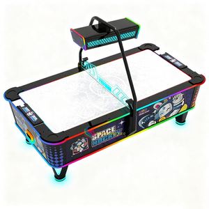 Mesa de Hockey de Aire Arcade Grande para Dos Jugadores, Operada con Monedas, Construcción de Fibra de Vidrio y Metal, Certificación CE, Personalizable - Product Image 2