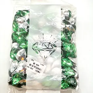 ベストセラー製品Teardrop Acrylic Crystal Fancy Stones 18 × 25ミリメートルPoint Back R For Jewelry Making、DIY Decoration