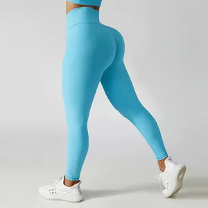 High Quality Gym Wear Women Activewear Pants Custom Logo Tummy Control Workout Fitness Butt Lift Leggings Yoga Pants