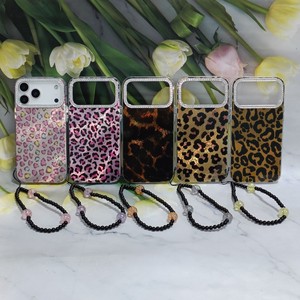Funda Protectora para Teléfono Móvil de TPU+PC Resistente <span class=keywords><strong>a</strong></span> Golpes con Cadena para iPhone 11 12 13 14 <span class=keywords><strong>15</strong></span> 16 17 Pro Max, Fundas con Diseño de Leopardo para Samsung S23 - Product Image 2