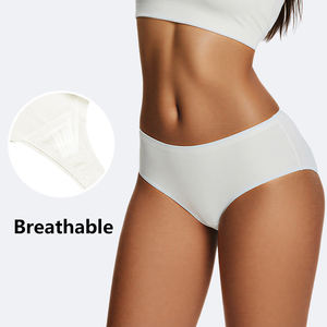 Culottes respirantes hypoallergéniques en gros personnalisées Hingto, culottes invisibles de yoga et de sport respirantes pour femmes, culottes à haute élasticité - Product Image 6