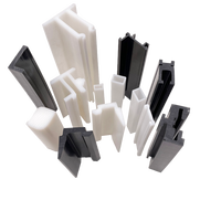 Profilé en Pvc H de haute qualité, rails de tringles à rideaux extrudés lisses et glissants
