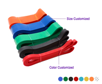 Bandas de látex para hacer ejercicio en casa, cintas de resistencia para Yoga, Fitness, fuerza, 5 niveles