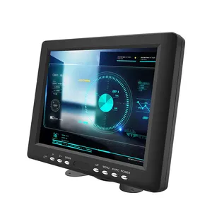 8-Zoll-Monitor mit hoher Helligkeit LCD-TFT-Touchscreen-Display 4: 3-Computer-LCD mit VGA-Desktop-Monitor