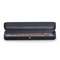 Boîte à bijoux FANXI en cuir microfibre PU de haute qualité avec pendentif anneau extérieur, personnalisable avec logo, modèle H101 8*8*5.5cm