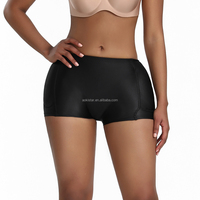 Culotte gainante et rehausseuse de fesses pour femmes, avec rembourrage, effet amincissant, respirante, grande taille