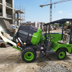 HAMAC <b>Mini</b> Self-Loading Concrete Mixer Truck Pump Rotating Mixing Drum Drive Cab Core Engine <b>Motor</b> Bearing Components 300L/500L - Product Image 3