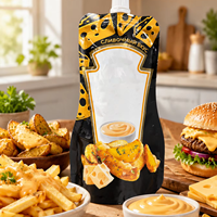 Pochette Doypack à bec verseur anti-chute de qualité alimentaire, optimisée pour le lait, anti-brunissement, finition mate brillante, refermable