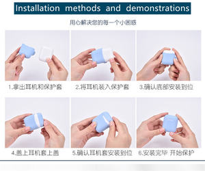 Nouveau casque étui casque Coversplit conception séparée <span class=keywords><strong>coque</strong></span> en silicone souple mince pour <span class=keywords><strong>Airpods</strong></span> 1ère/<span class=keywords><strong>2</strong></span>ème génération - Product Image 6