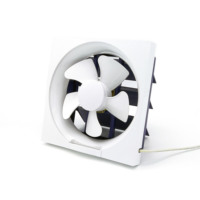 Ventilateurs muraux 40W Pièces de rechange gratuites Plastique 5 pales rotatives Électrique Fonctionnant sur courant alternatif Ventilateur d'évacuation à vent fort