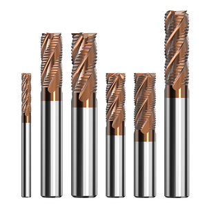 HUHAO ทังสเตนเหล็กฟันเต็มเกลียวสี่ขลุ่ยเครื่องตัดมิลลิ่ง CNC บิตสําหรับสแตนเลส H19010308 - Product Image 3