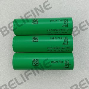 Inr2170050g 9.8A Li-ion pin di động 3.7V 21700 5000mAh Lithium Ion pin INR21700-50G cho nhà thông minh sản phẩm - Product Image 3