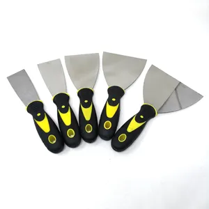 Cuchilla de acero al carbono de calidad estándar, 3 pulgadas, con mango de doble Color, masilla, cuchillo, raspador de pintura