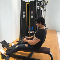 YG FITNESS YG-1024 Machine de traction longue réglable avec pile de poids pour le renforcement des muscles dorsaux et l'entraînement de la force dorsale