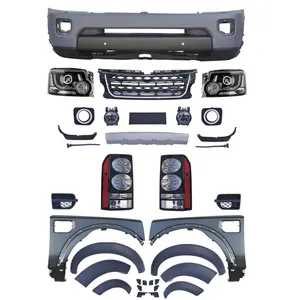 Car accessories For Land Rover discovery 3 2009-2013 escalate to 2014 discovery 4 body kit with headlight taillight.