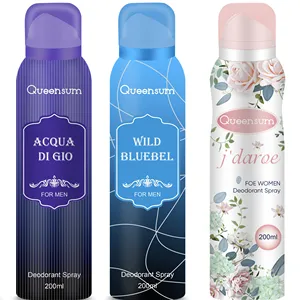 Promo 2020 private label angenehmen duft deodorant natürliche organische körper spray für männer frauen