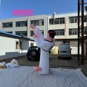 Homme gonflable bon marché <span class=keywords><strong>de</strong></span> Taekwondo pour la publicité, <span class=keywords><strong>ballon</strong></span> gonflable <span class=keywords><strong>de</strong></span> mascotte d'approvisionnement direct d'usine pour la gymnastique <span class=keywords><strong>de</strong></span> boxe - Product Image 5