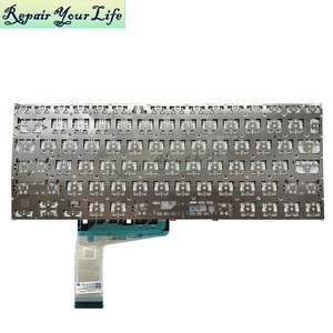 ใหม่แป้นพิมพ์แล็ปท็อปสีเทาเราภาษาอังกฤษสำหรับ <span class=keywords><strong>Asus</strong></span> <span class=keywords><strong>VivoBook</strong></span> 14 <span class=keywords><strong>X1402ZA</strong></span> X1404 X1405 X1403ไม่มี backlit NSK-UAHDSQ 0KNB0-1726US00 01 - Product Image 5