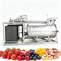 Hoog rendement automatische industriële vacuüm snelvriesdroger fruitlyofilisator machine