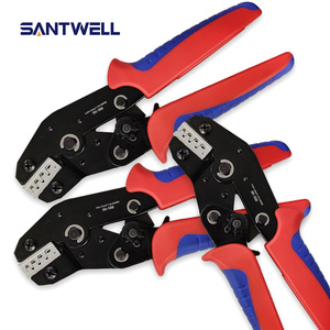 Ratchet <b>Crimping</b> Pliers, Multi-size Terminal Crimper <b>Tool</b> for Insulated & Non-insulated Electrical <b>Wire</b> Terminals <b>Crimping</b> - Product Image 1