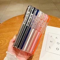 Coque de téléphone portable Senyork avec cadre en TPE bicolore, pare-chocs rigide et chargement magnétique pour iPhone 11 12 13 14 15 16 17Air