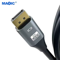 Câble audio 8K de haute qualité, câble DP mâle-mâle pour vidéo, PC, ordinateur portable, TV