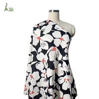 Tissu en lin et coton imprimé sur mesure, motif floral abstrait 180 g/m², pour chemises, robes et décoration intérieure – Vente en gros