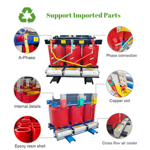 20KV 3 مراحل عالية الجهد Trafo محولات إلكترونية تنزل إلى أسفل-Kva 500kva w محول جاف - Product Image 3