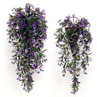 Guirlande murale artificielle en forme de fleur de glycine Ratta extra-longue et épaisse guirlande de glycine suspendue en soie pour la fête à la maison et le mariage